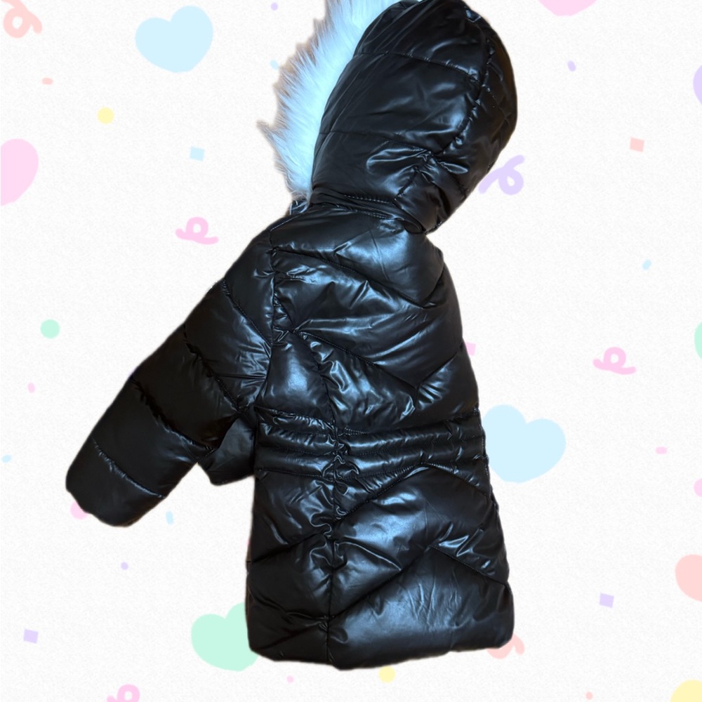 Michael Kors Black Jacket Kids 4T - Picture 2 of 3